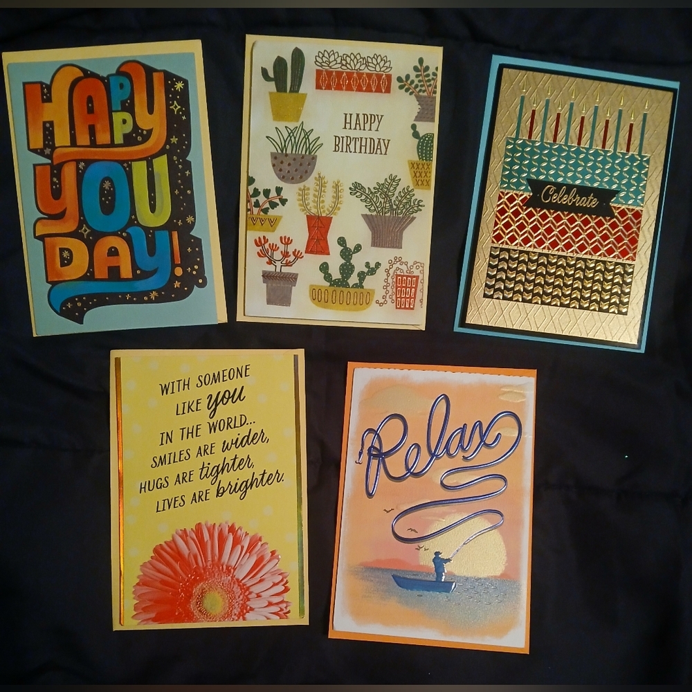 5 Hallmark Birthday Cards